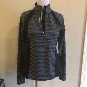 Reebok 1/4 zip Thumb hole Pullover